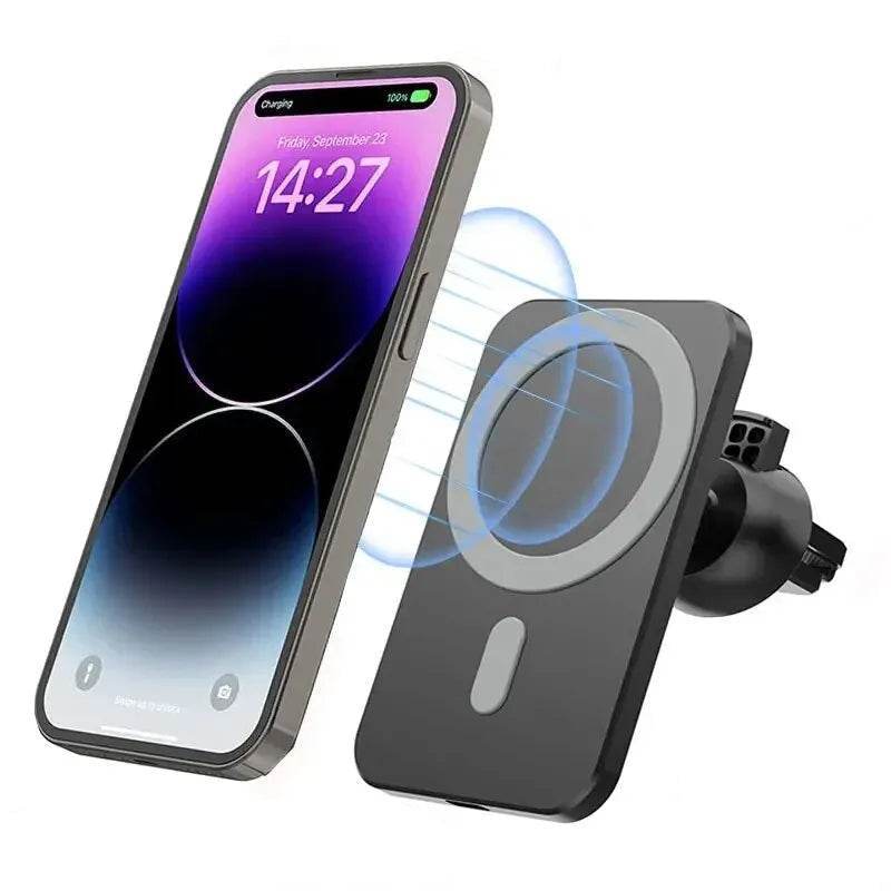 30W MagSafe Fast Charging Mount & Phone Holder - Black