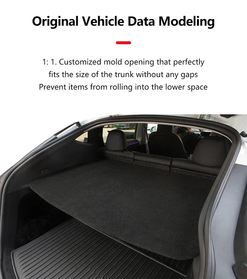 Tesla Model Y Juniper 2025 Trunk Retractable Cargo Cover - 