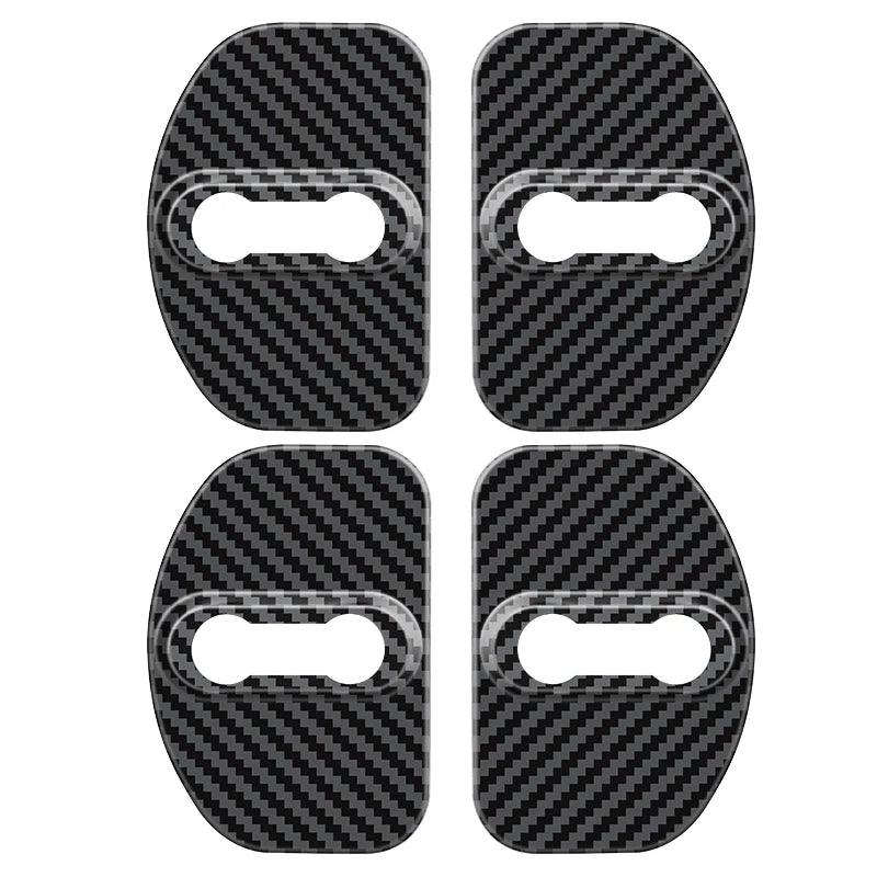 4pcs Stainless Steel Door Lock Covers Renault Scenic Laguna Captur