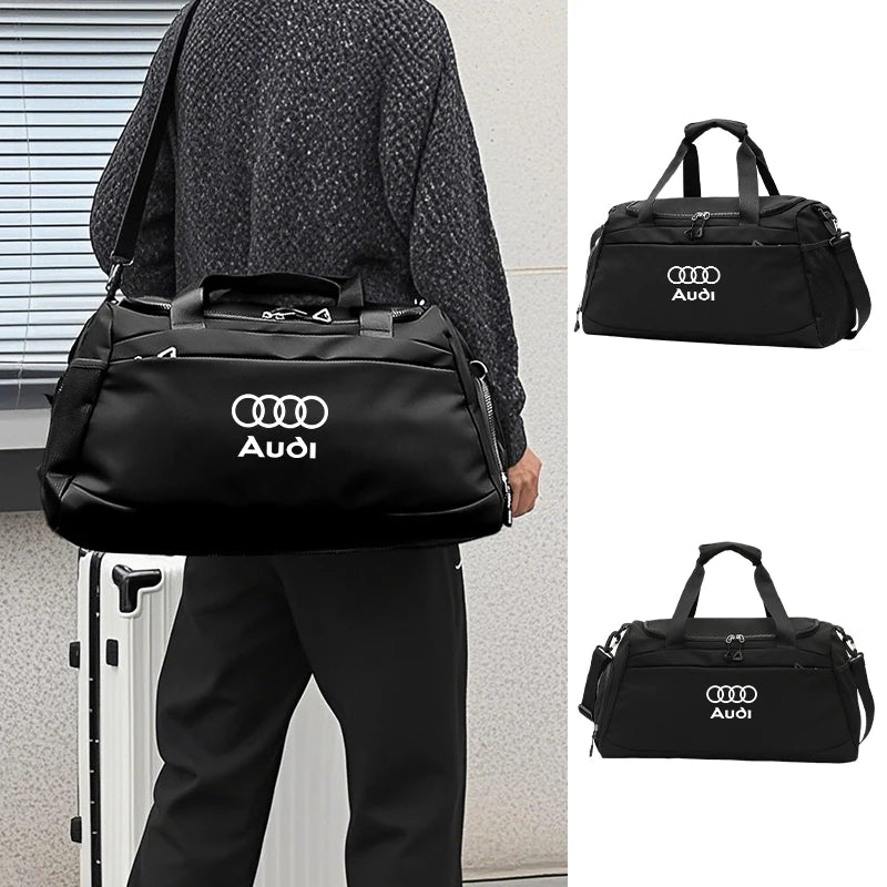 Audi Logo Car Travel Organiser Storage Bag with Tool Compartments