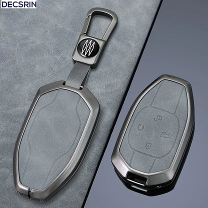 Zinc Alloy Leather Key Case Cover for GAC Trumpchi GS7 GS8 Remote