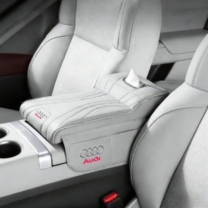 Audi Armrest Height Raise Pad with Storage Bag