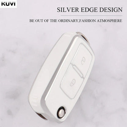 VW Polo, Golf MK4–MK6 & Passat TPU Key Case — 2 or 3 Button