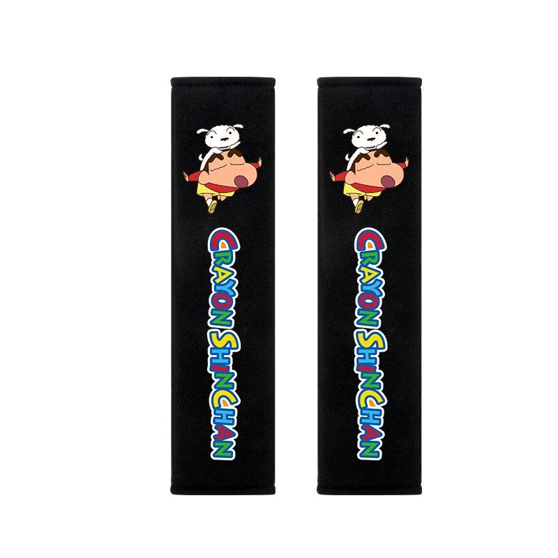 Crayon Shin-chan Soft Plush Car Seat Belt Shoulder Pad Covers