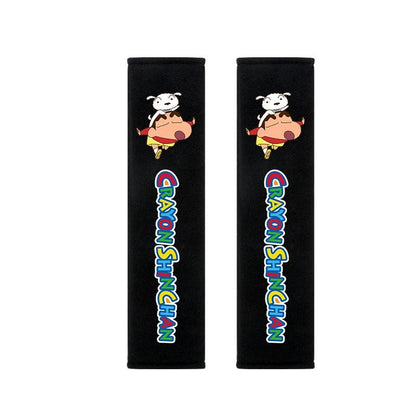 Crayon Shin-chan Soft Plush Car Seat Belt Shoulder Pad Covers