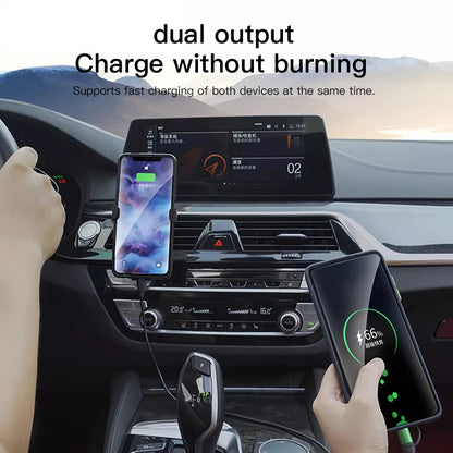 100W QC3.0 PD Fast Car Charger USB-C for Volvo XC60 XC90 S60 V60