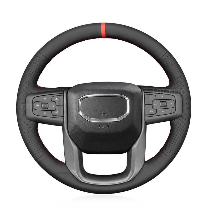 GMC Hand-Stitched Steering Wheel Cover
