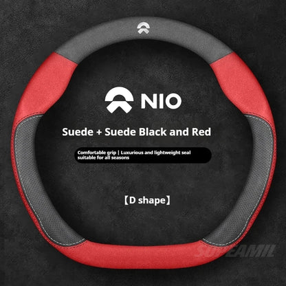NIO Microfibre Suede Steering Wheel Cover