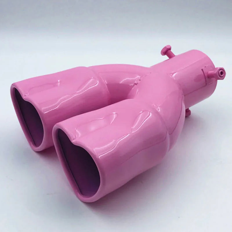63mm Stainless Steel Exhaust Tip with Colorful Muffler Finish