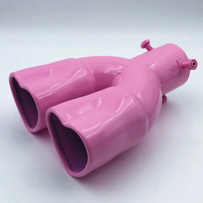 63mm Stainless Steel Exhaust Tip with Colorful Muffler Finish