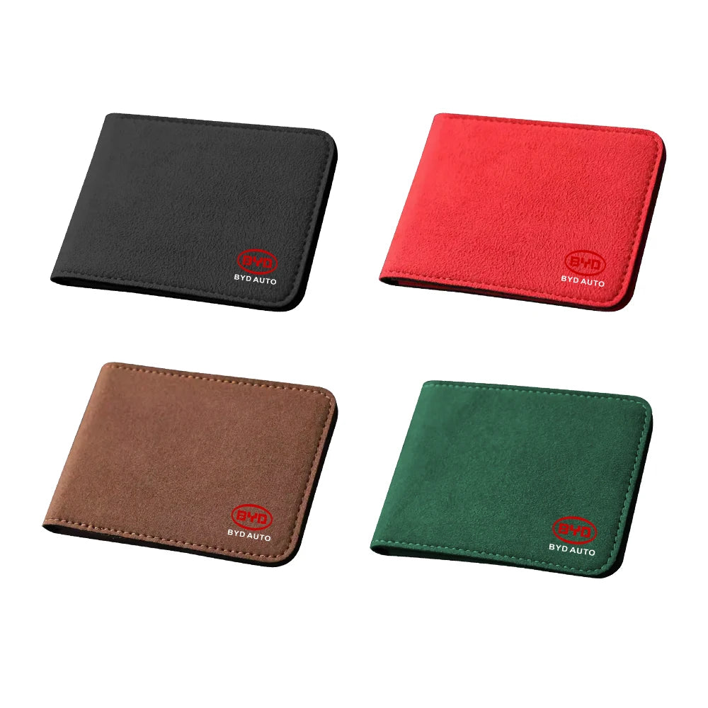 Suede-Style Driver Licence and Card Holder for BYD Models