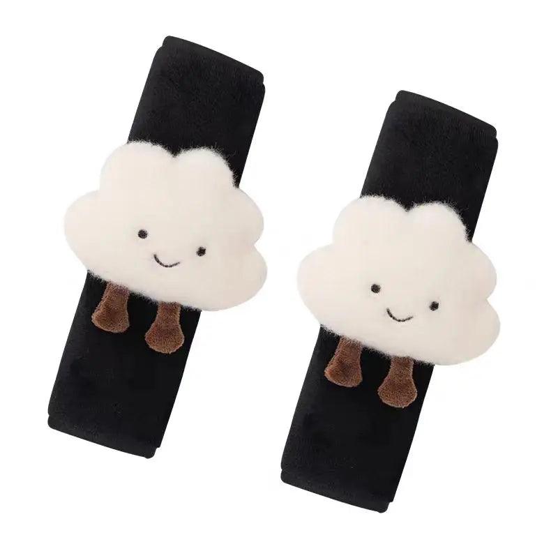 2pcs Cloud Cartoon Seat Belt Shoulder Pad Cover Cushion Protector