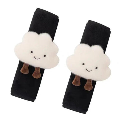 2pcs Cloud Cartoon Seat Belt Shoulder Pad Cover Cushion Protector