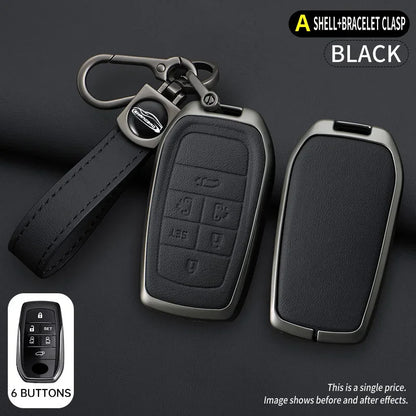 Zinc Alloy Car Key Cover Case for Toyota Alphard Previa Voxy