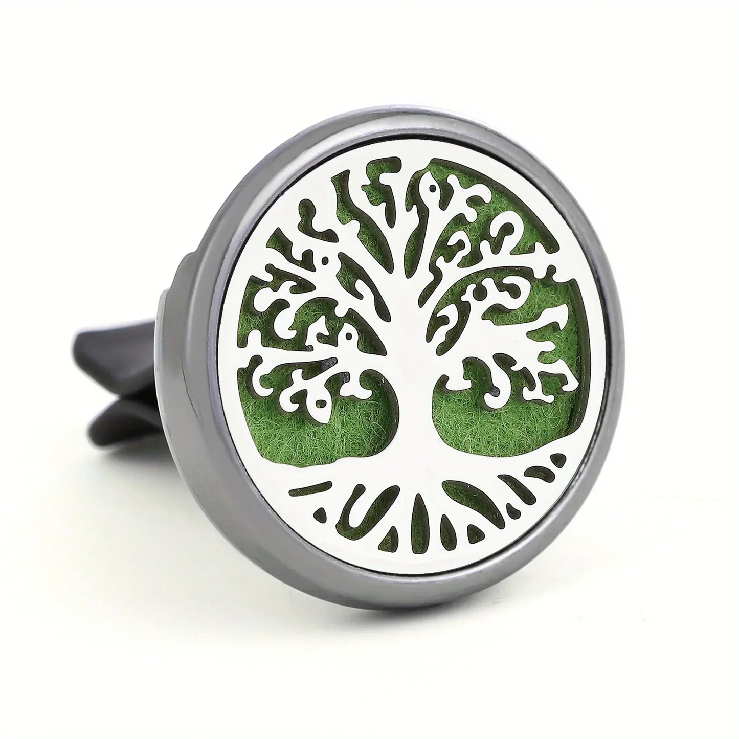 Refillable Car Air Freshener Vent Clip with 10 Pads - A