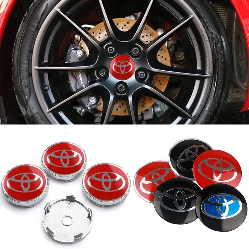 4Pcs 60MM Toyota Wheel Center Hub Caps