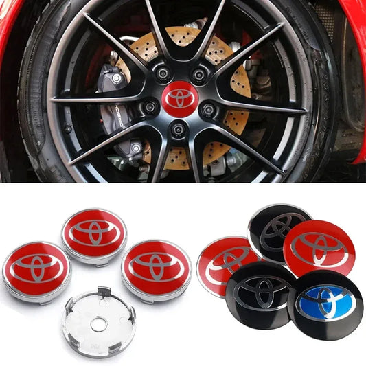 4Pcs 60MM Toyota Wheel Center Hub Caps