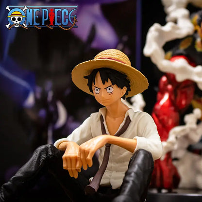 One Piece Luffy Seated PVC Figure, 12cm