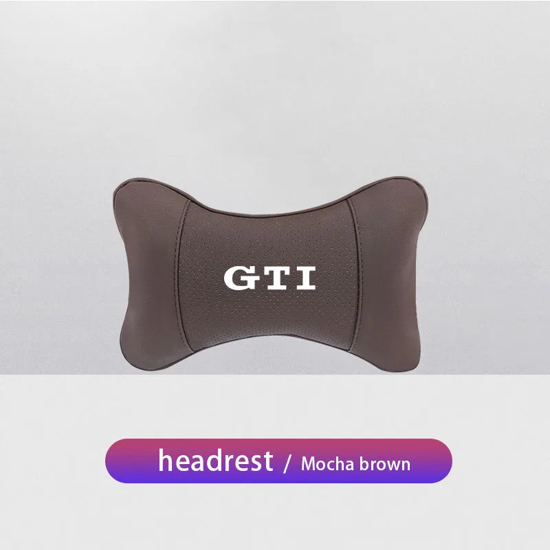 Volkswagen Leather Headrest Pillow