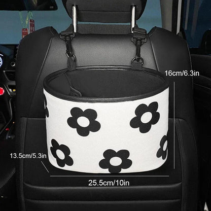 Premium Car Seat Back Storage Organizer with Trash Compartment