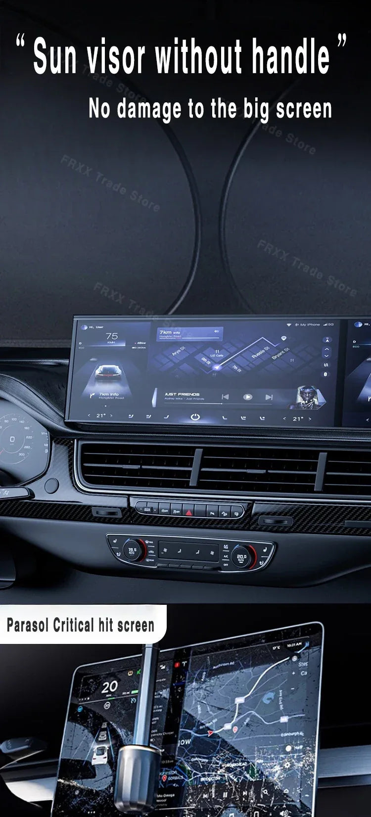 Toyota RAV4 Front Windshield Sunshade - 