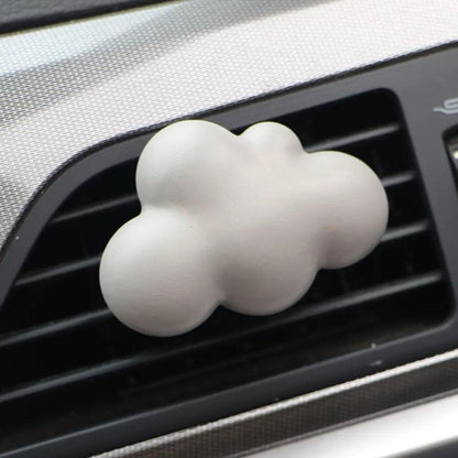Refillable Cloud Car Air Freshener - Gypsum Aroma Diffuser Vent Clip