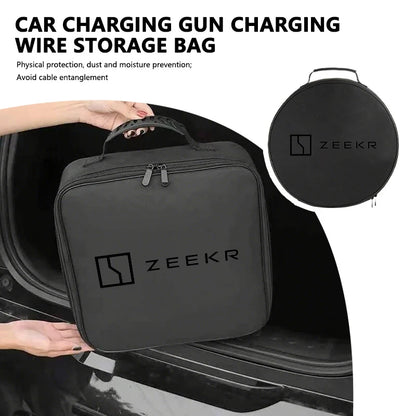 Waterproof Zeekr EV Charging Cable Storage Organizer Bag