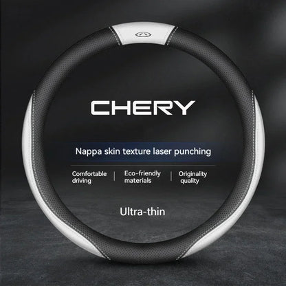 Chery Suede Leather Steering Wheel Cover