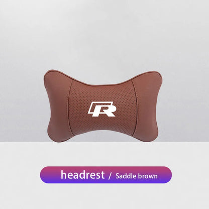 Volkswagen Leather Headrest Pillow