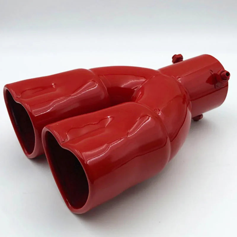 63mm Stainless Steel Exhaust Tip with Colorful Muffler Finish