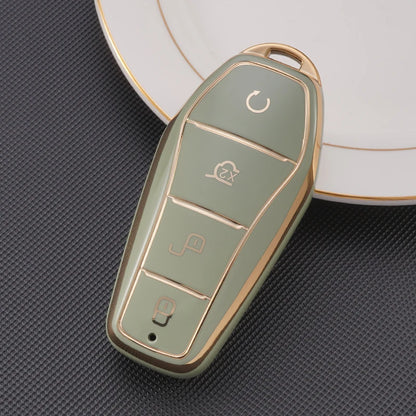 BYD Atto 3 Han EV Dolphin TPU Key Case Cover - 4 Button Protection