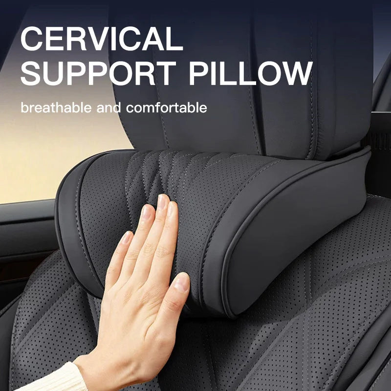 Universal Adjustable Car Headrest & Lumbar Pillow
