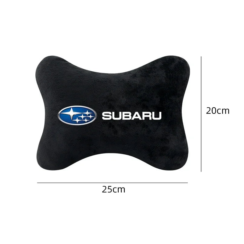Subaru Neck Support Pillow Car Headrest - Embroidered