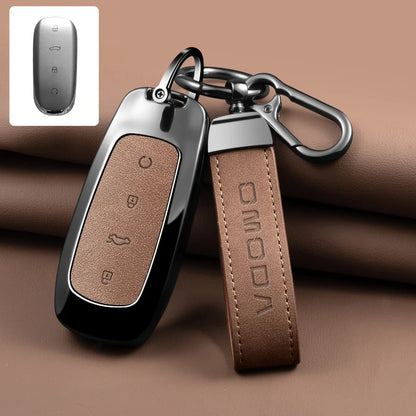 Zinc Alloy Leather Car Key Case Chery Omoda C7 2025 2026 Cover