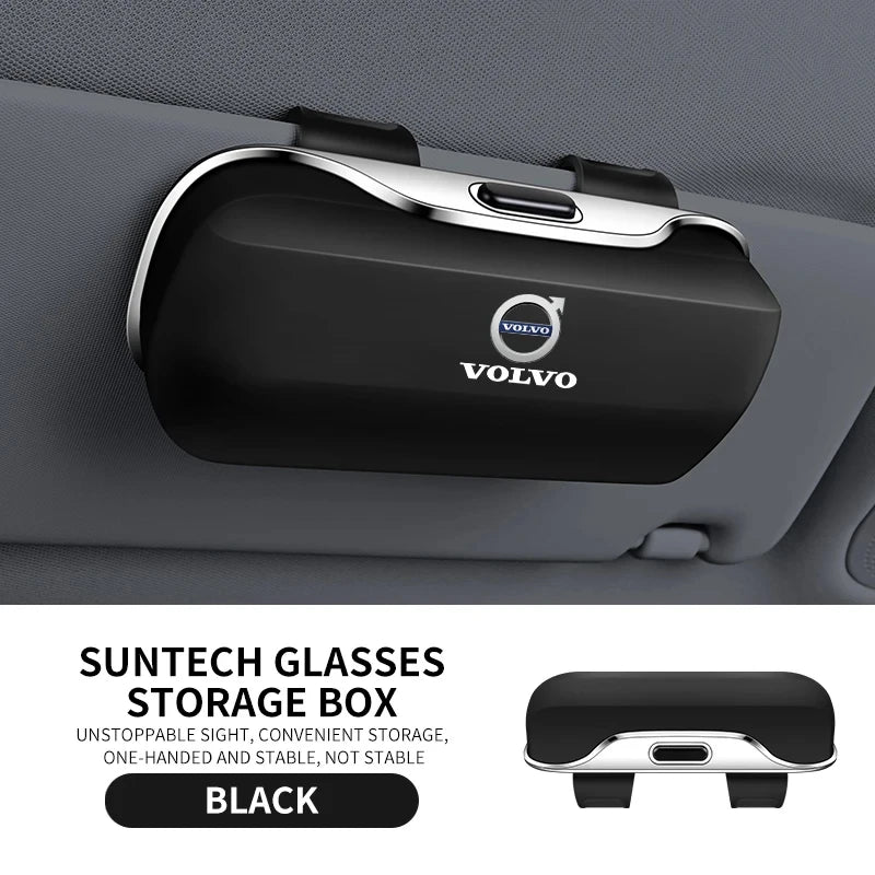 Volvo Car Sunglasses Holder Clip - Beige VOLVO