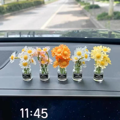 Sunflower Car Dashboard Decoration - Healing Fresh Flower Interior