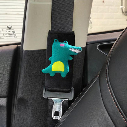 Car Seatbelt Pad Cover Short Cloud Bow Design Shoulder Cushion