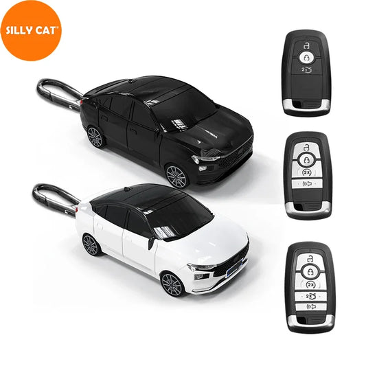Ford Car-Shaped Key Fob Cover – Mustang, Focus, F-150 & More