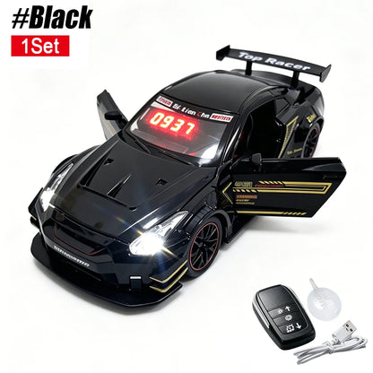 Rechargeable LED Hypercar Model Alarm Clock with Remote Control