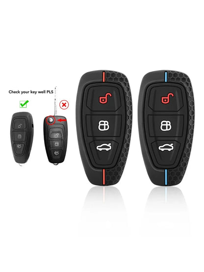 Ford Silicone Key Case — Focus, Kuga, Fiesta, Puma, Transit
