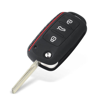 VW Sagitar, Touareg & Phaeton Key Case — Silicone or TPU