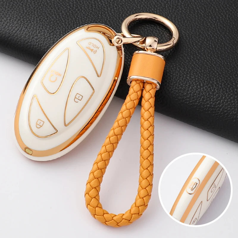Soft TPU Key Case Cover Shell Hyundai Ionic 6 Grandeur GN7 Kona EV