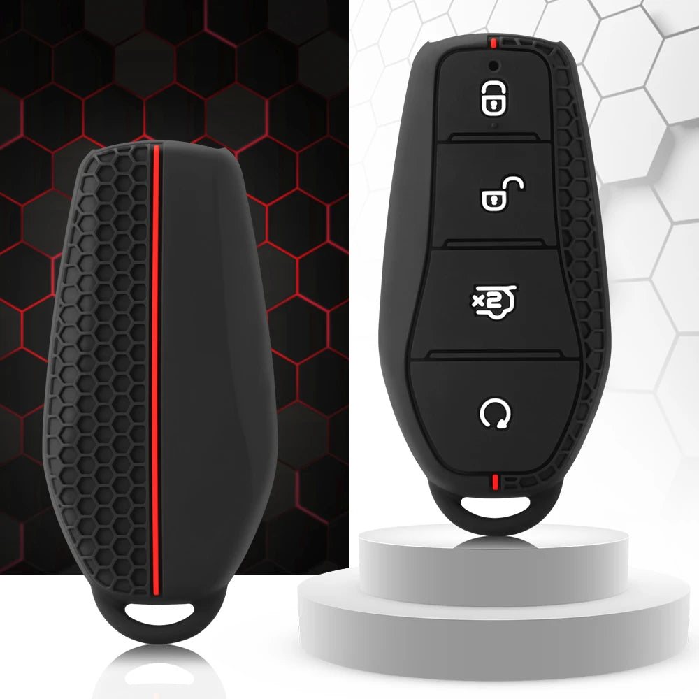 BYD Silicone Key Case with Chain — Atto 3, Dolphin, Han EV