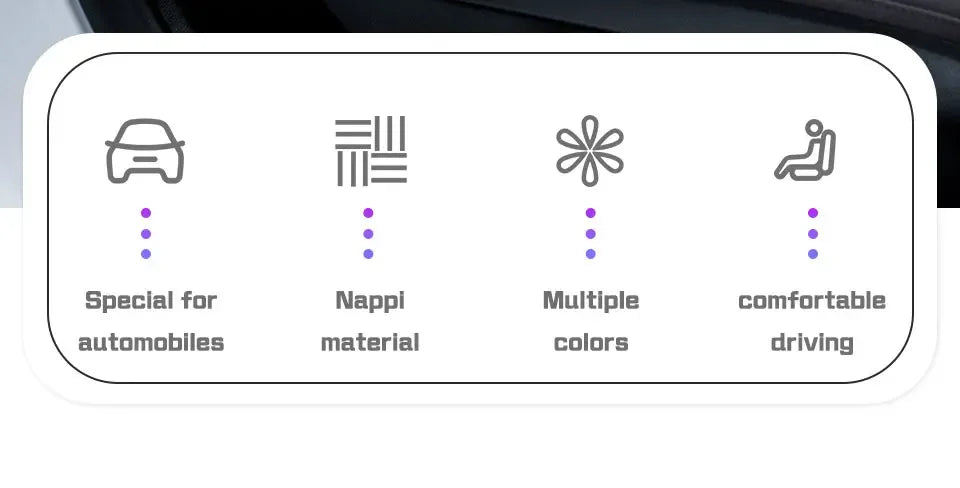 Baic Beijing Leather Headrest & Lumbar Support - headrest white