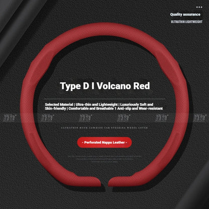 NIO Ultra-Thin Snap-On Steering Wheel Cover - Red (Style A)