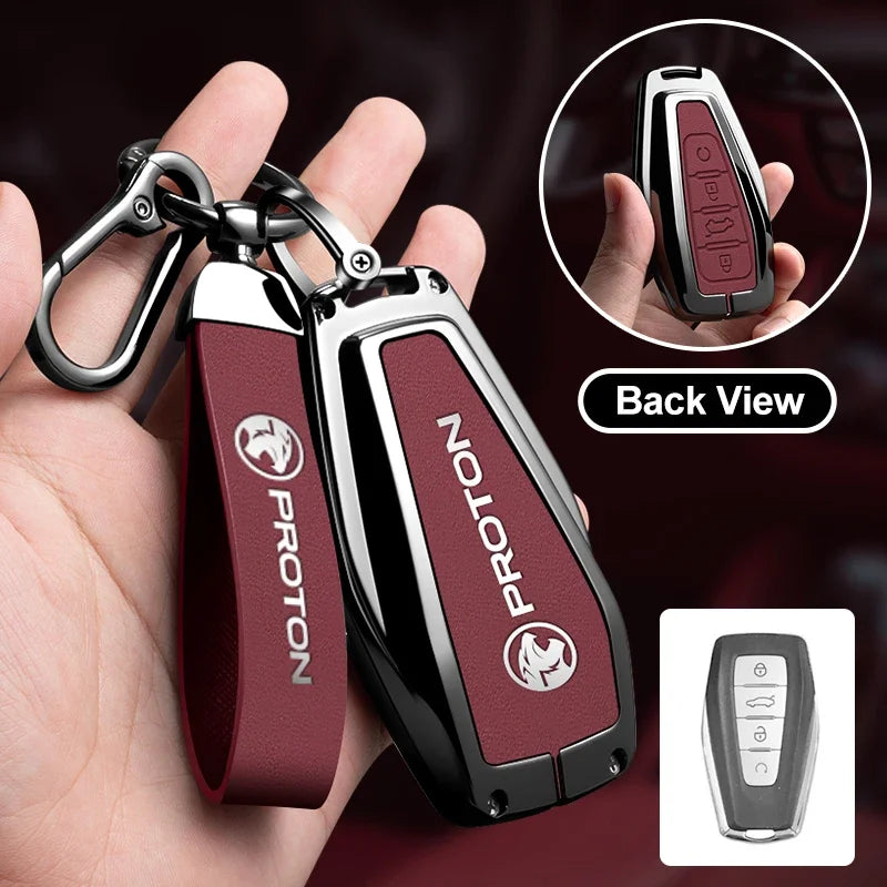 Proton Zinc Alloy Key Case - Style E red 03