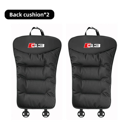 Leather Car Seat Cover Universal Four Seasons Car Front/Rear Seat Cushion for Audi Q3 Q7 Q8 TT Chair Protector Pad Accessories