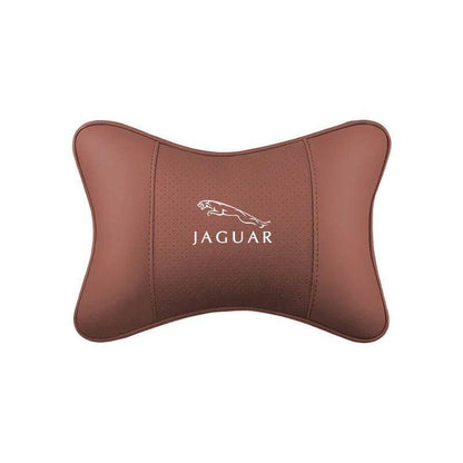 Jaguar Leather Neck Pillow – F-Pace, XF, XJ, I-Pace, XE, E-Pace & More - TZ-Black