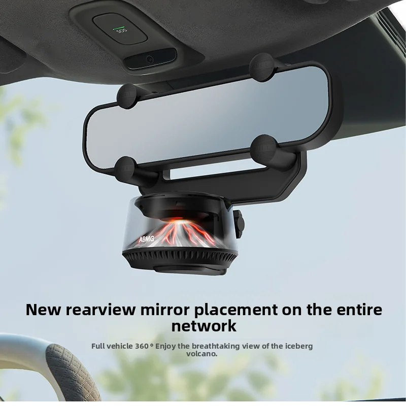 Solar Car Diffuser with 360° Mirror Mount