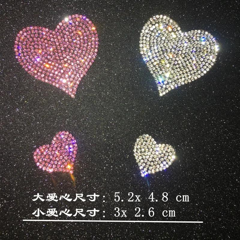 Bling Diamond Crystal Car Stickers Anti-Scratch Rhinestone Decals
